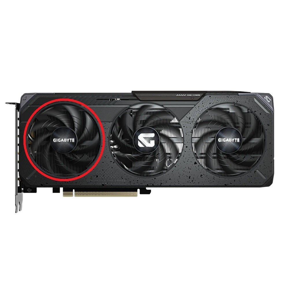 Gigabyte Radeon RX 9060 XT GAMING OC GPU Fan Replacement
