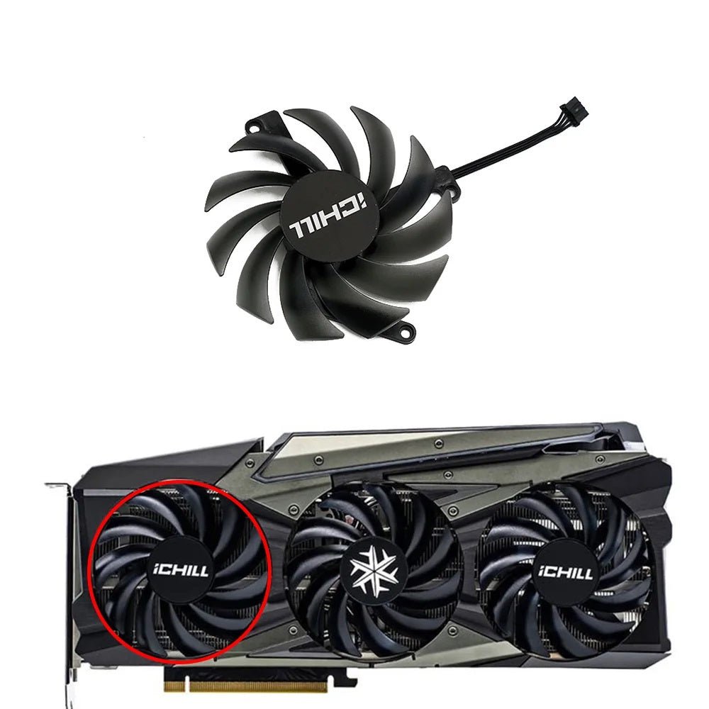 INNO3D RTX 3060/3060Ti 3070/3070Ti ICHILL X3/X4 GPU Fan Replacement
