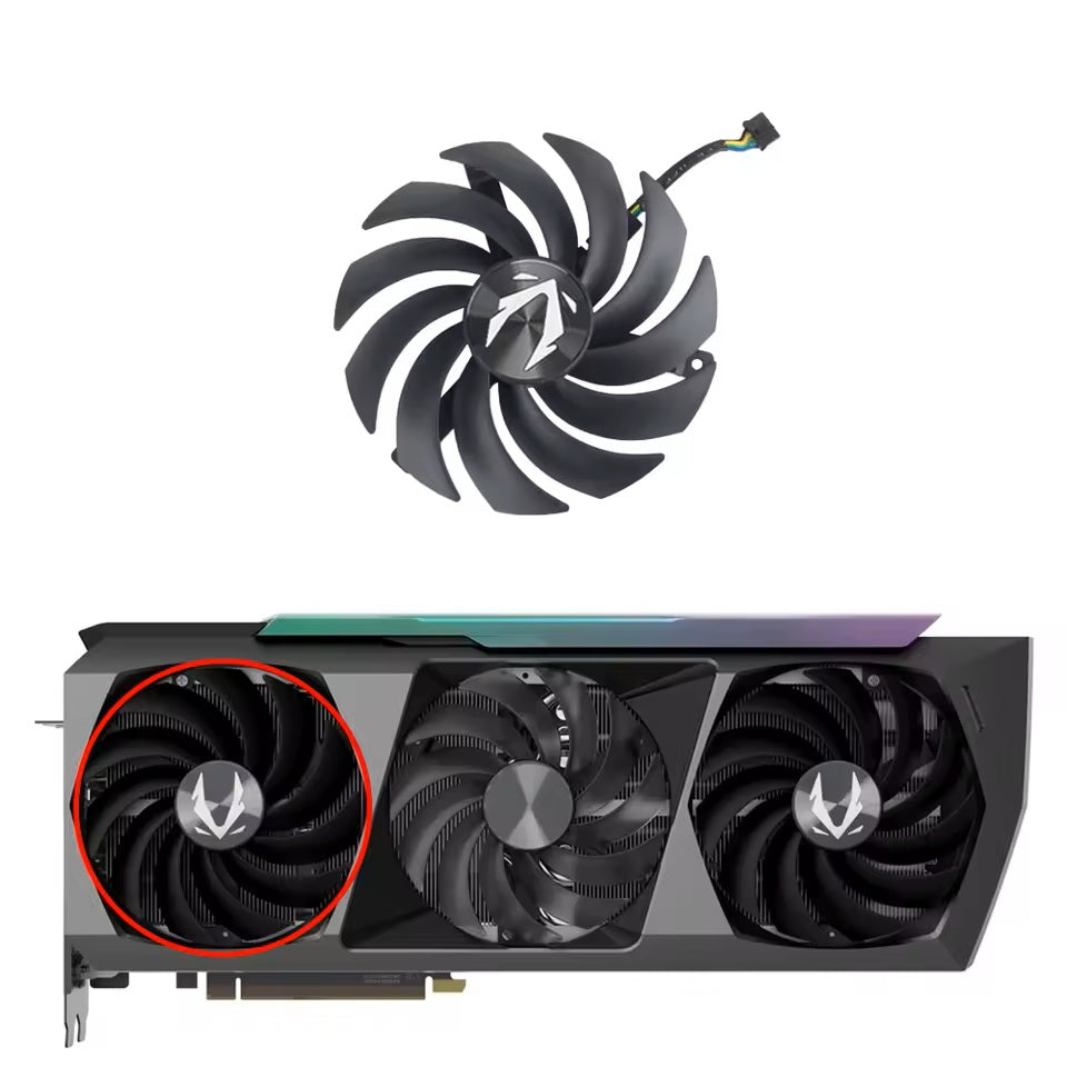 ZOTAC GAMING RTX 3070Ti, 3080Ti, 3090, 3090Ti AMP Extreme Holo Fan Replacement