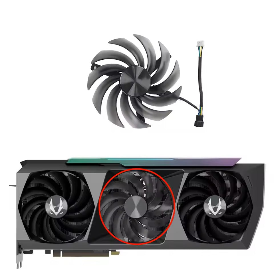 ZOTAC GAMING RTX 3070Ti, 3080Ti, 3090, 3090Ti AMP Extreme Holo Fan Replacement