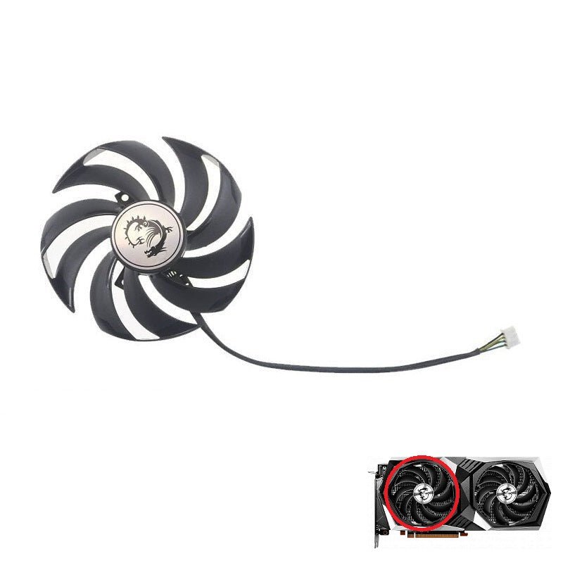 MSI GeForce RTX 3050 3060 3060 Ti Gaming X Fan Replacement