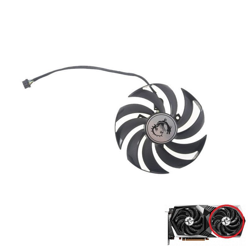 MSI GeForce RTX 3050 3060 3060 Ti Gaming X Fan Replacement