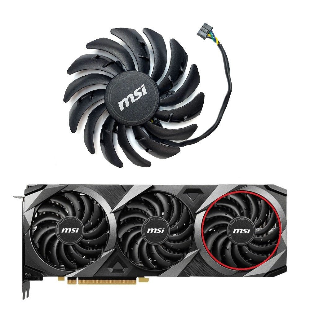 MSI GeForce RTX 3060, 3060Ti, 3070, 3070Ti VENTUS 3X Fan Replacement