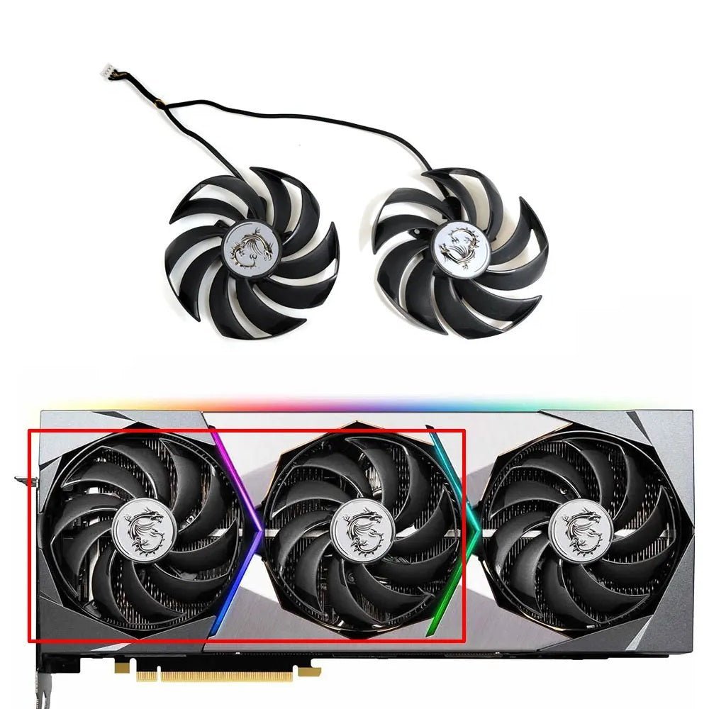 MSI GeForce RTX 3090Ti SUPRIM X GPU Fan Replacement
