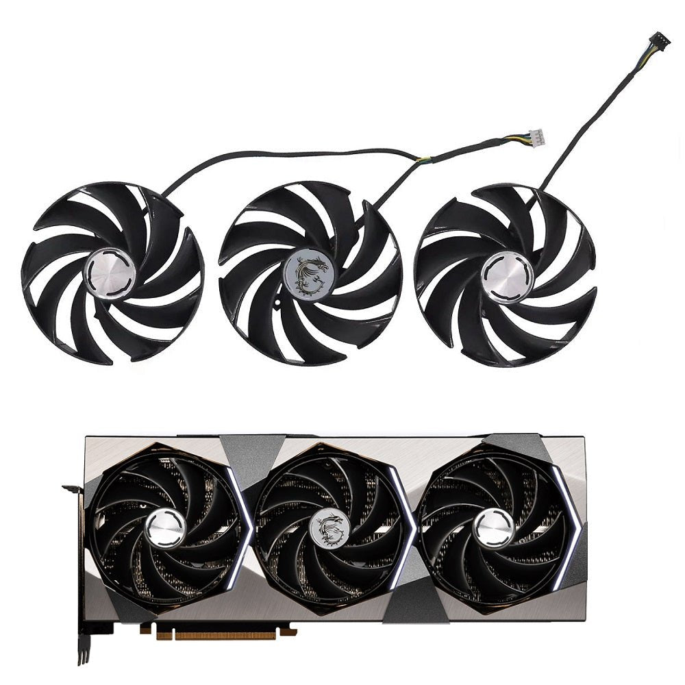 MSI GeForce RTX 4070Ti, 4080, 4090 SUPRIM X GPU Fan Replacement