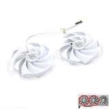 MSI GeForce RTX 4080, 4080 Super Gaming X SLIM White GPU Fan and Shroud Replacement