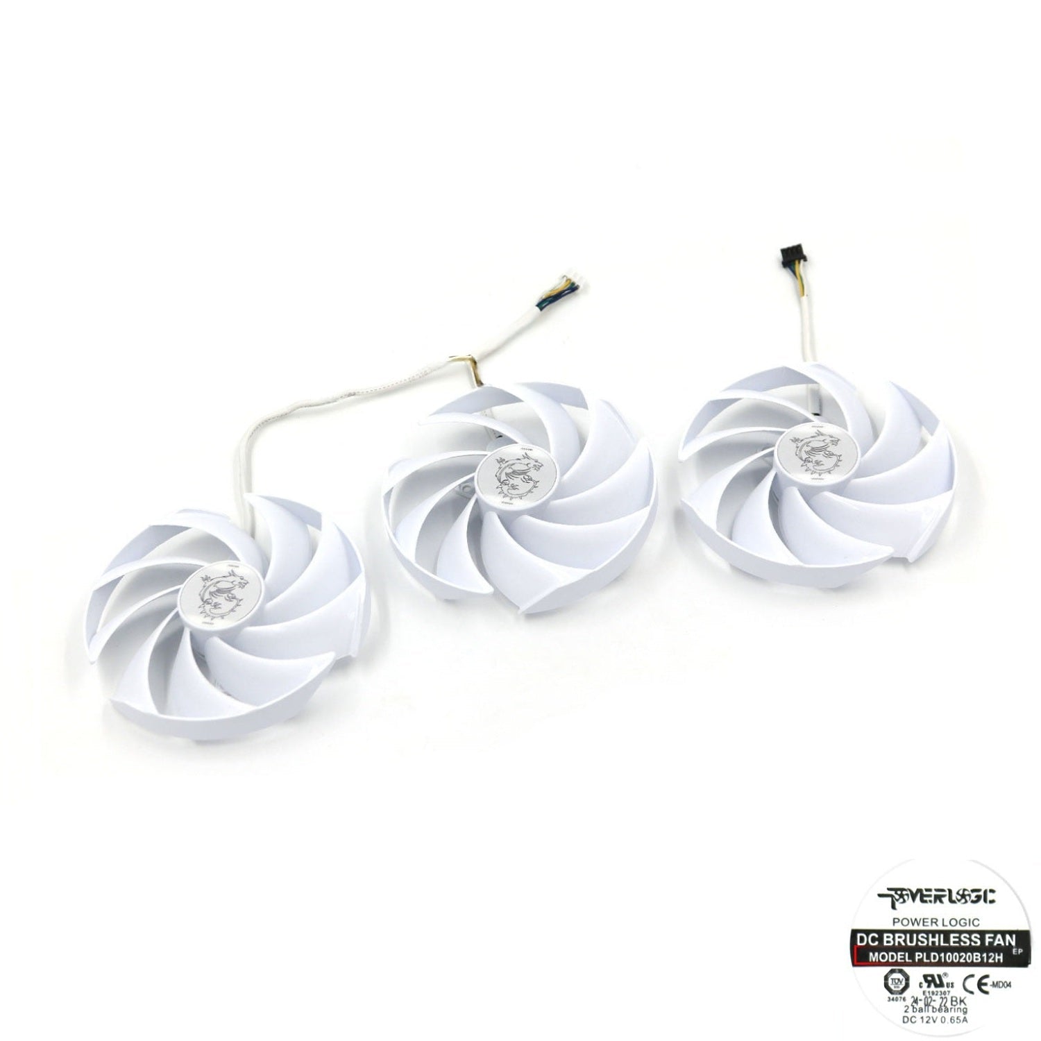 MSI GeForce RTX 4080, 4080 Super Gaming X SLIM White GPU Fan and Shroud Replacement