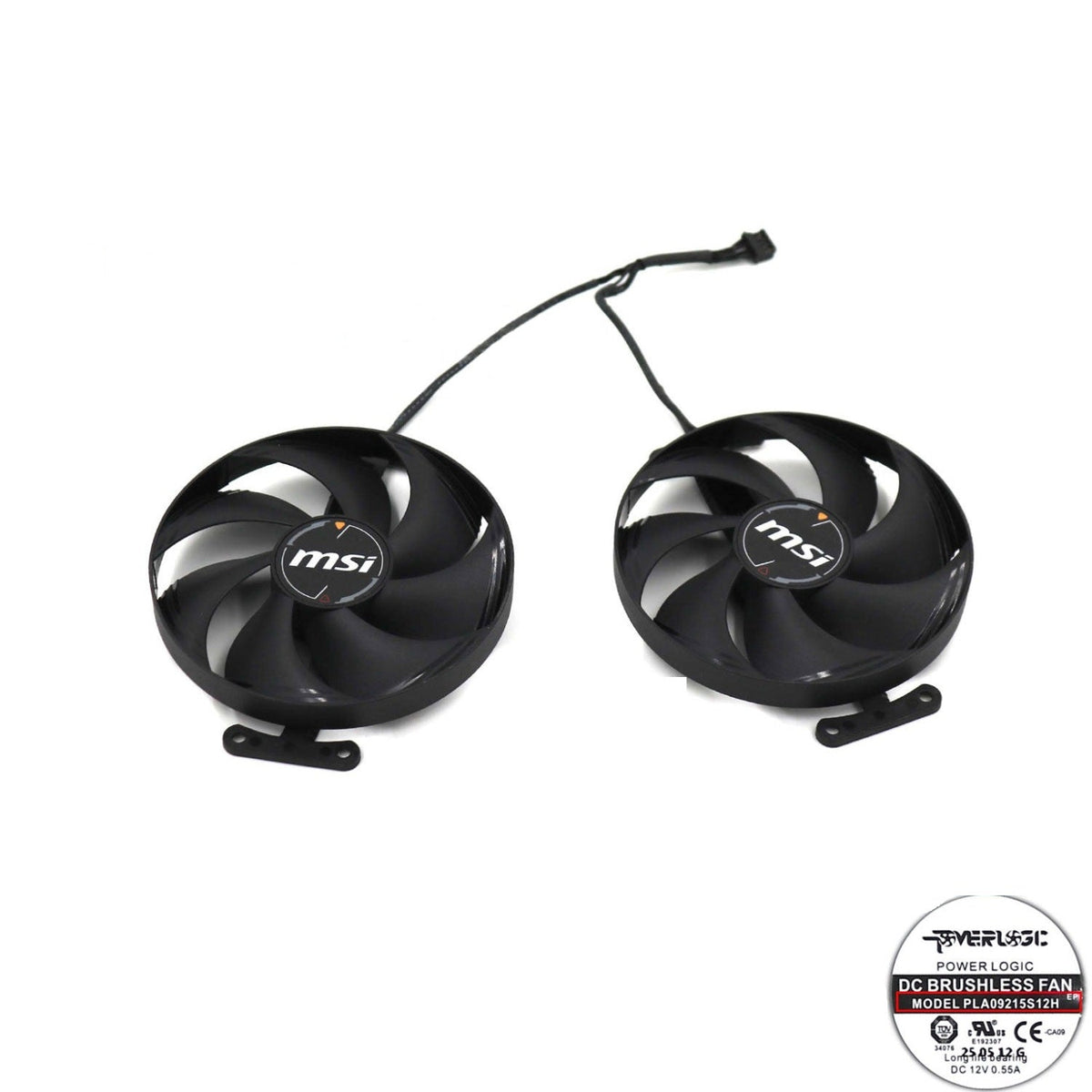 MSI GeForce RTX 5060Ti Shadow 2X PLUS GPU Fan & Shroud Replacement