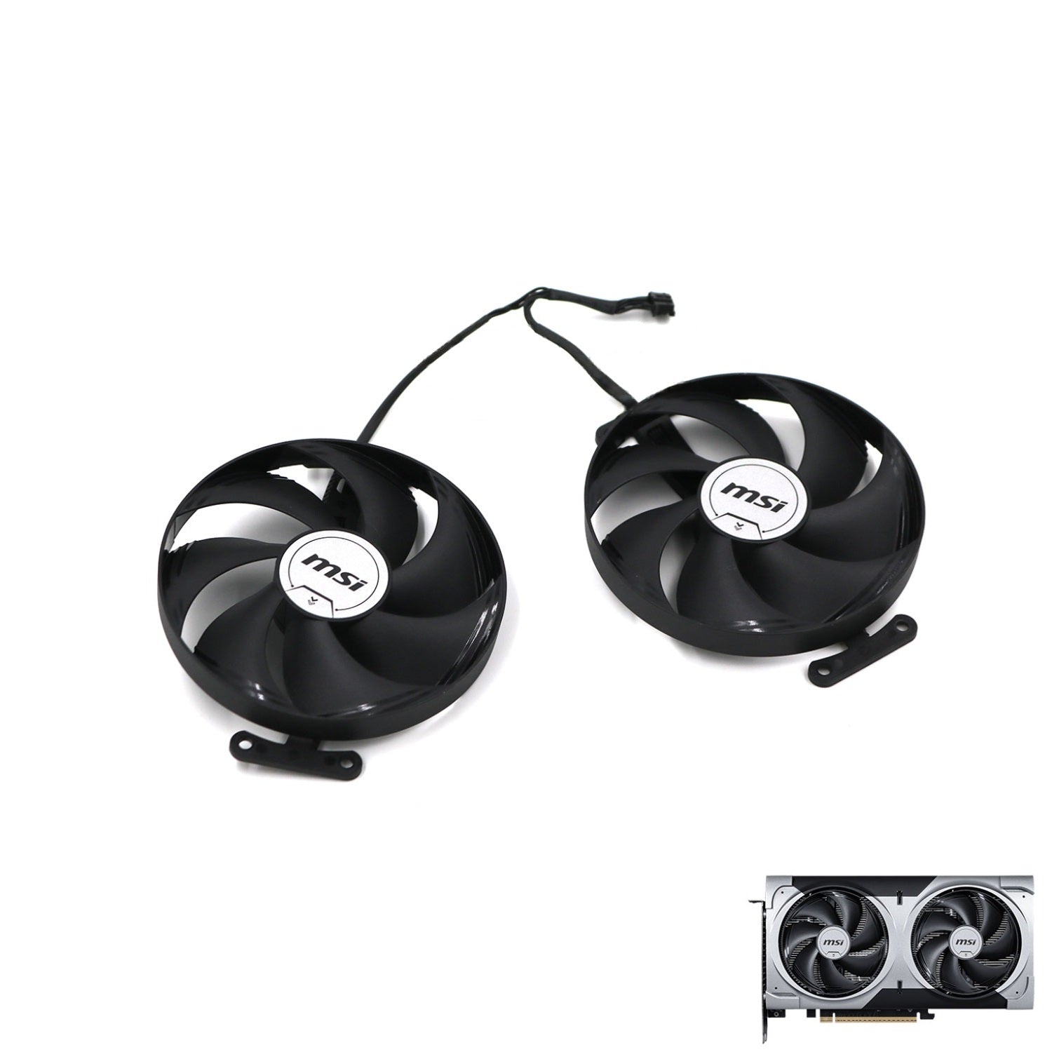 MSI GeForce RTX 5060Ti VENTUS 2X PLUS GPU Fan & Shroud Replacement