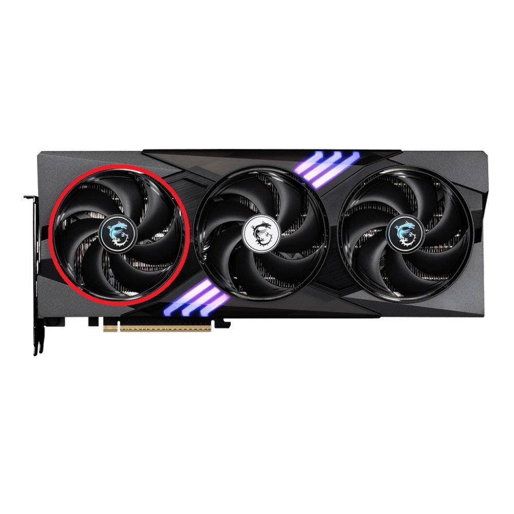Gpu Oc MSI GeForce RTX 5070, 5070 Ti GAMING TRIO OC GPU Fan Replacement