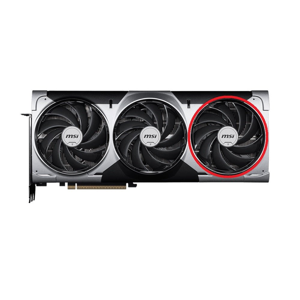 MSI GeForce RTX 5080, 5090 VENTUS 3X OC GPU Fan Replacement