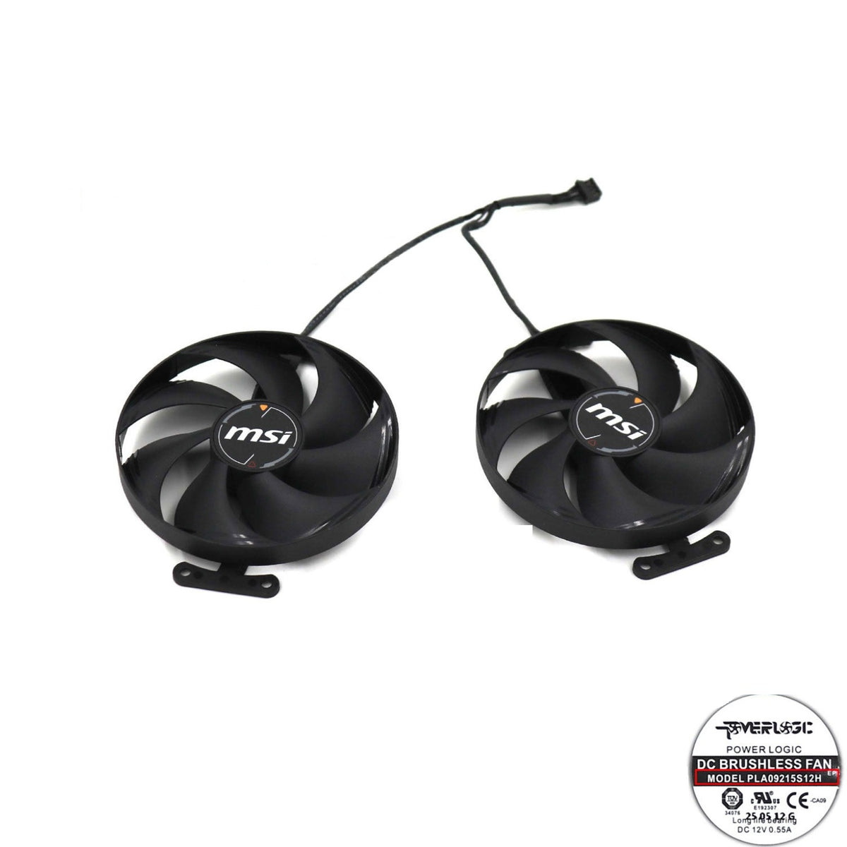 MSI GeForce RTX 5060Ti Shadow 2X PLUS GPU Fan & Shroud Replacement