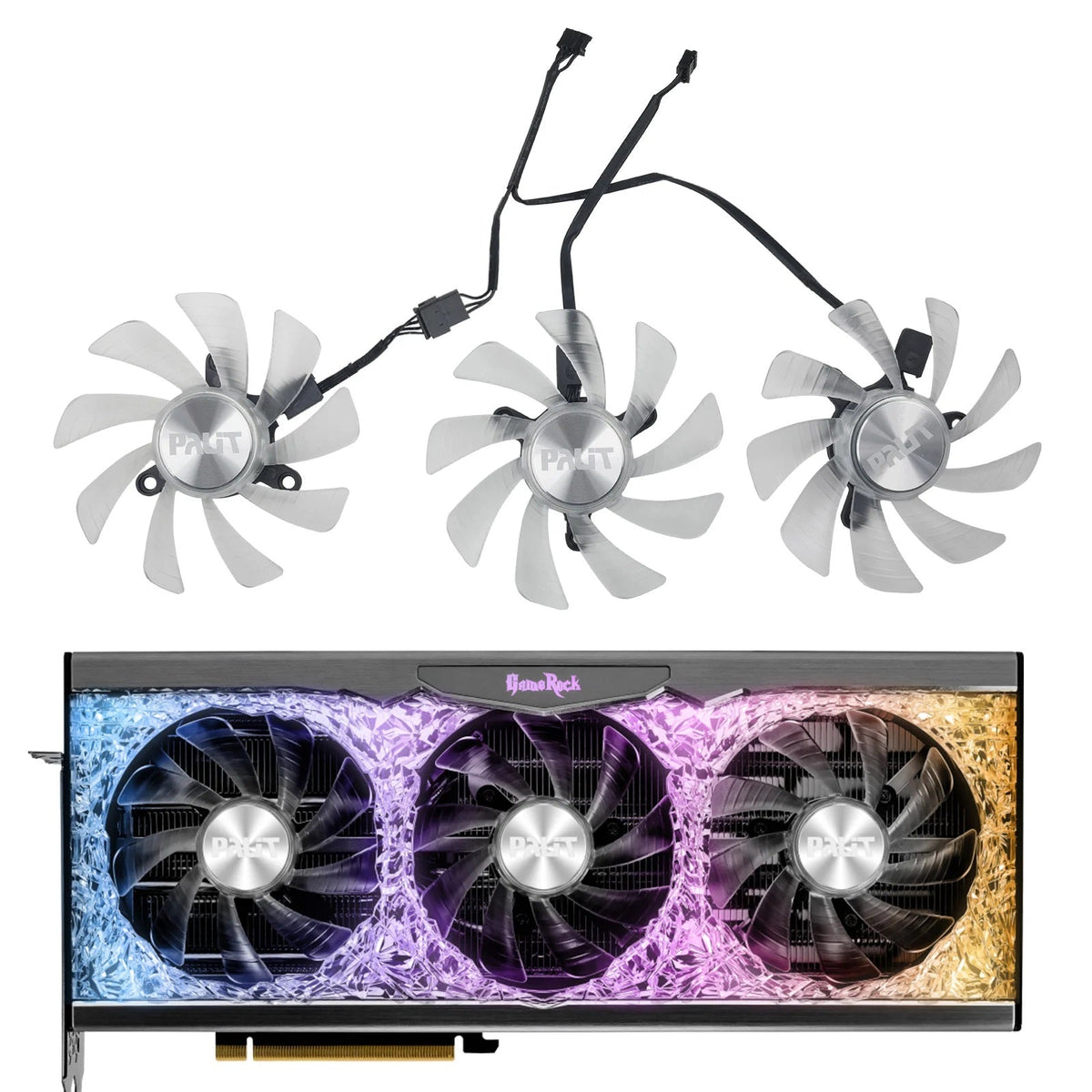 Palit GeForce RTX 4070 Ti GameRock Classic GPU Fan Replacement