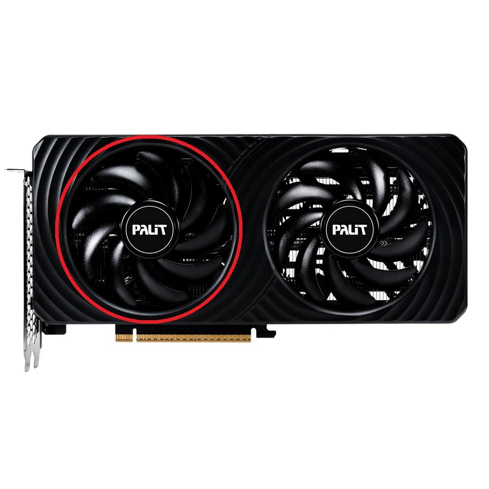Palit GeForce RTX 5060, 5060 Ti Dual OC GPU Fan Replacement