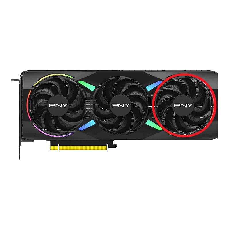 PNY GeForce RTX 5070, 5070 OC GPU Fan Replacement