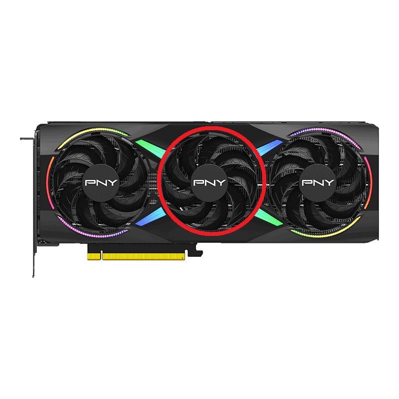 PNY GeForce RTX 5070, 5070 OC GPU Fan Replacement