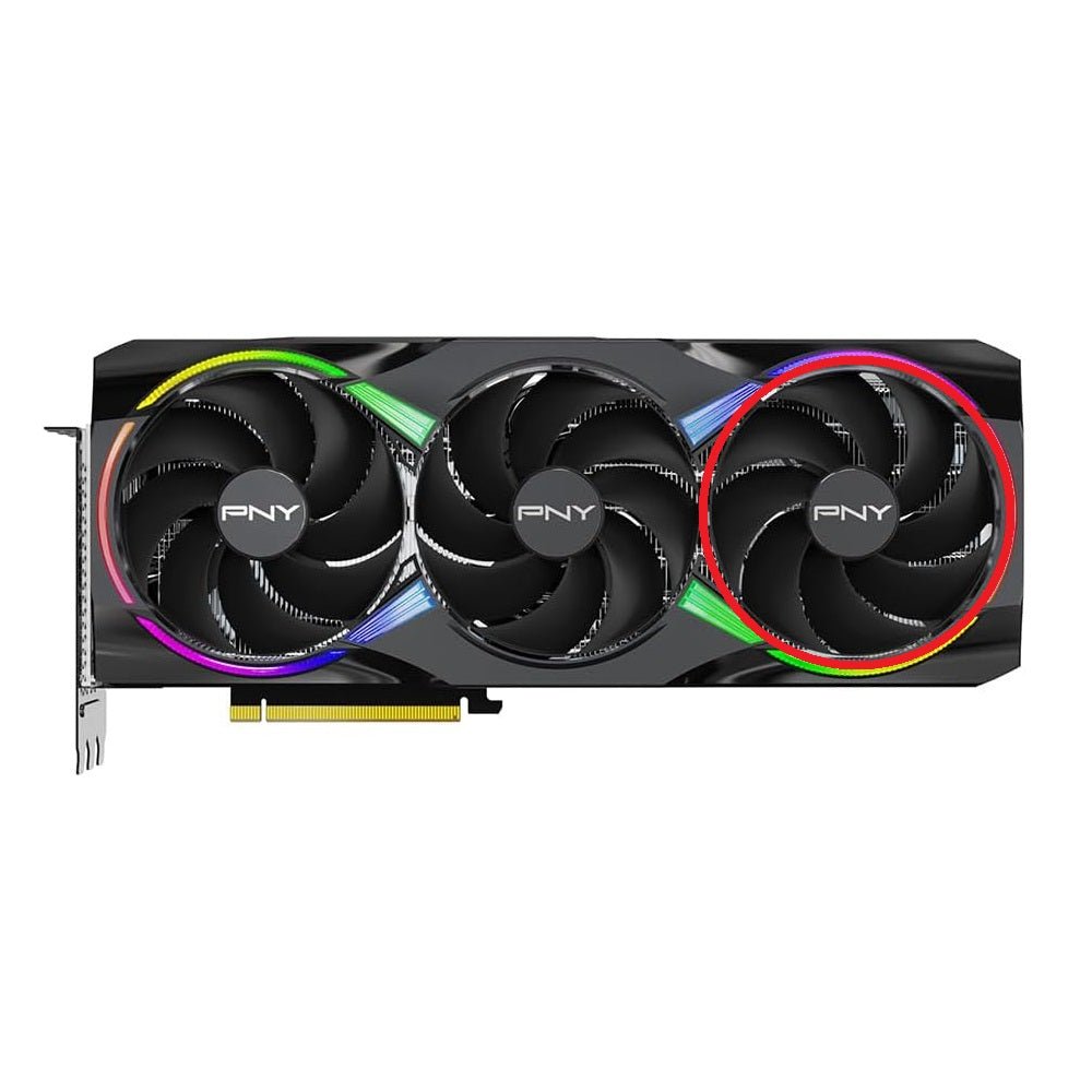 PNY GeForce RTX 5070 Ti, 5080, 5090 Overclocked GPU Fan Replacement