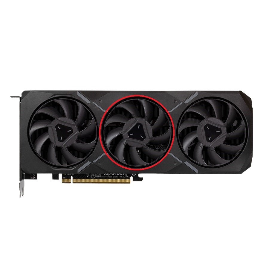 Amd Radeon Fan PowerColor AMD Radeon RX 7900 XT, 7900 XTX GPU Fan Replacement