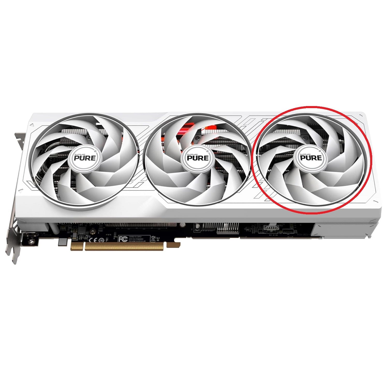 Sapphire PURE Radeon RX 7700 XT, 7800 XT Gaming GPU Fan Replacement
