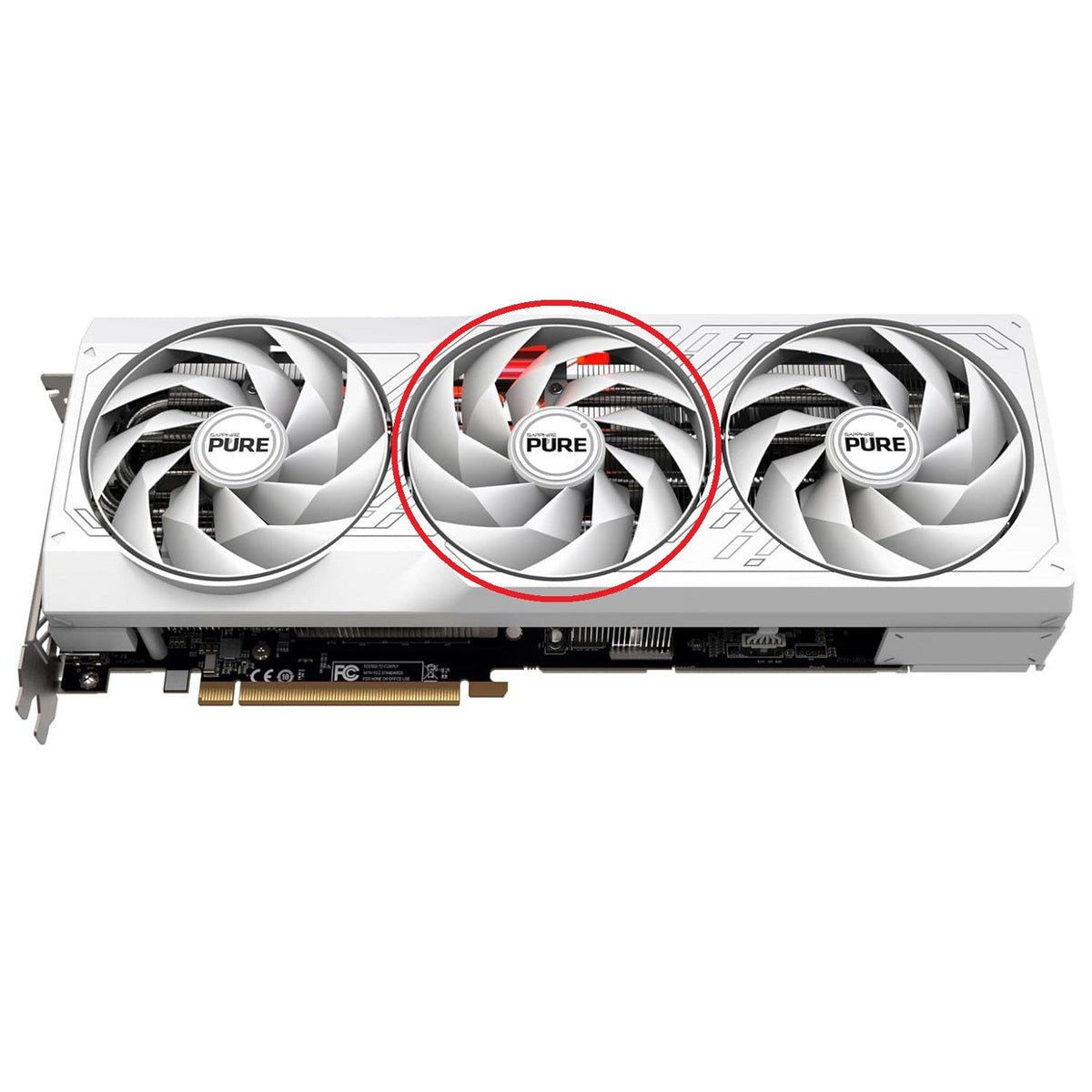 Sapphire PURE Radeon RX 7700 XT, 7800 XT Gaming GPU Fan Replacement