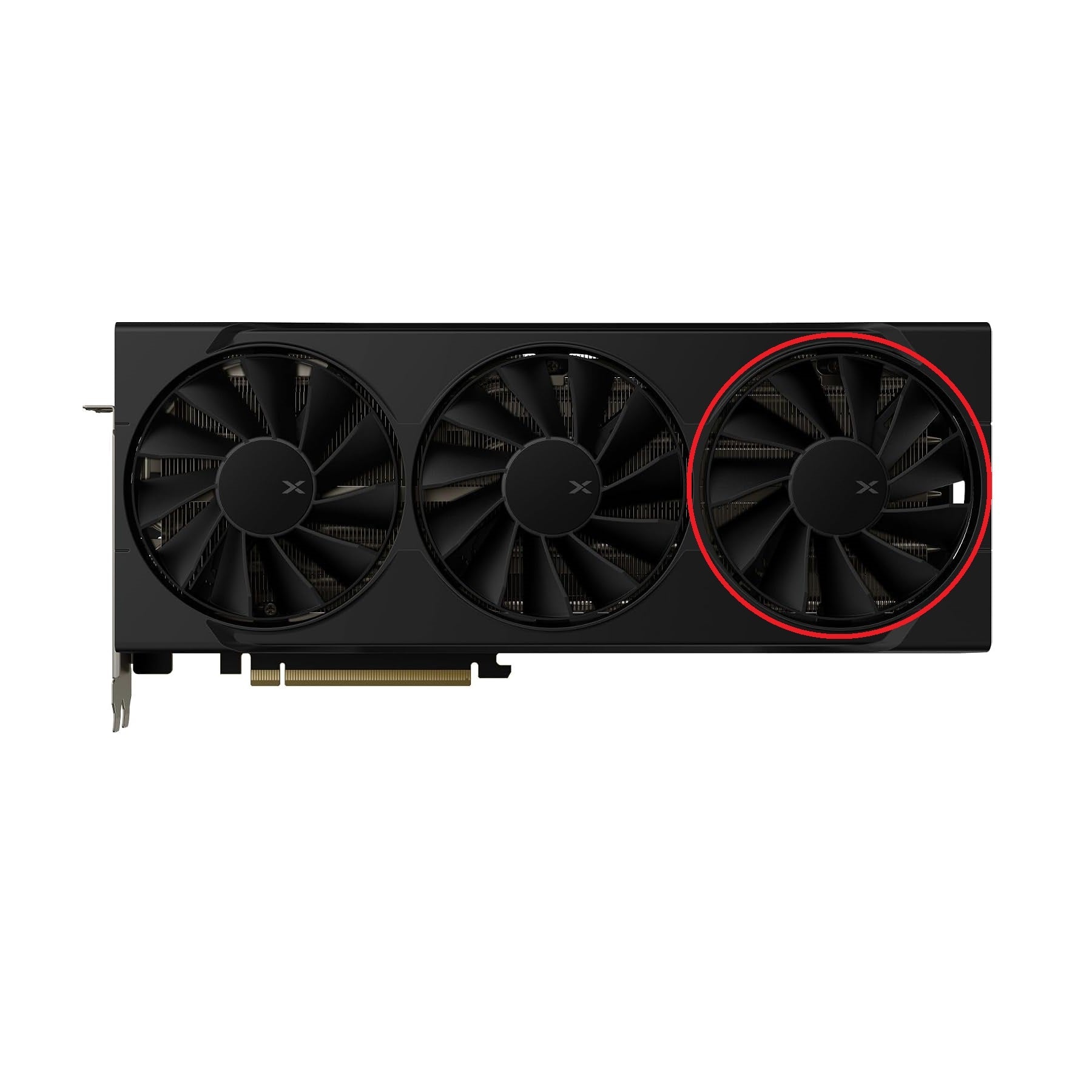 XFX Swift AMD Radeon RX 9070 OC, 9070 XT Triple Fan Gaming Edition GPU Fan Replacement