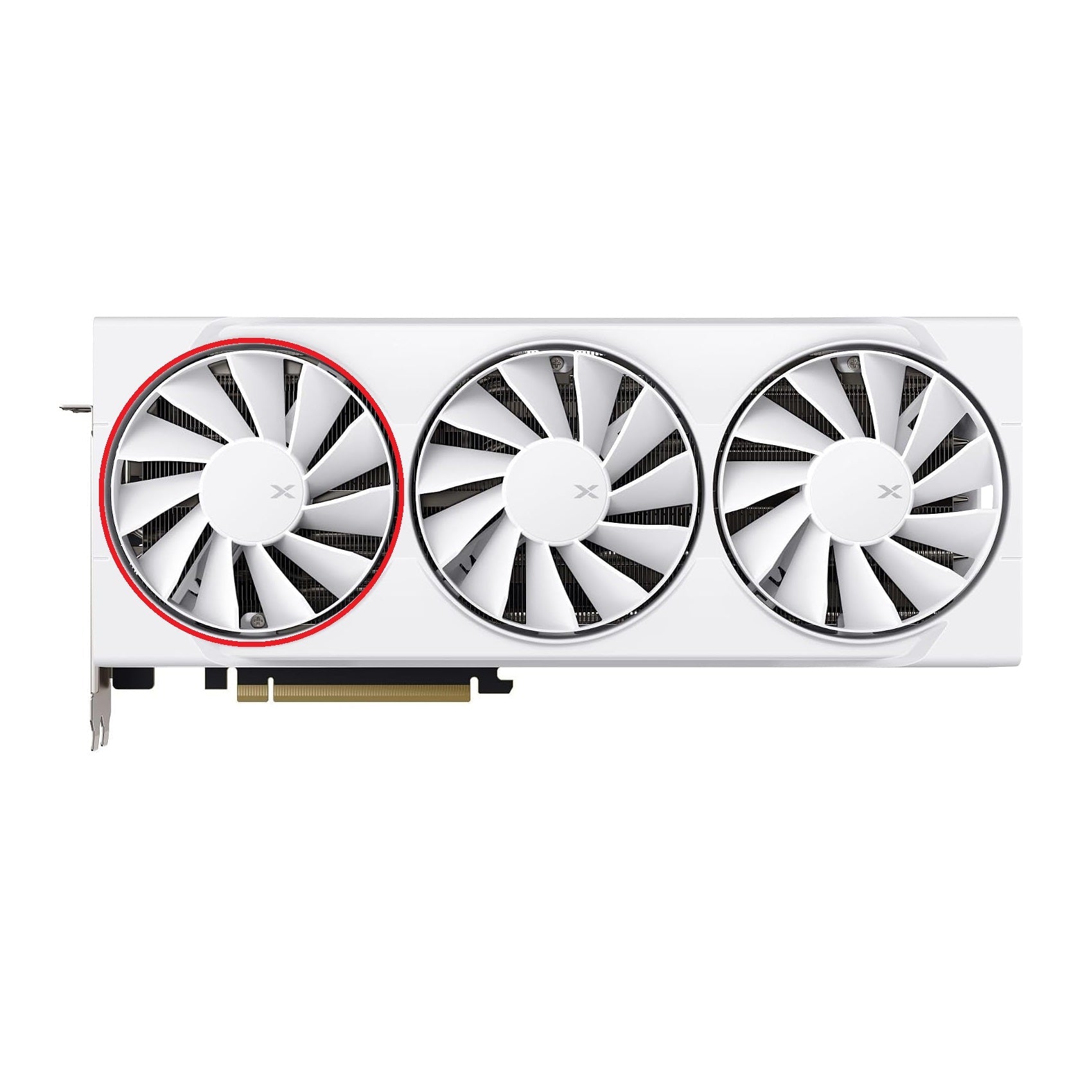 XFX Swift AMD Radeon RX 9070 OC, 9070 XT White Triple Fan Gaming Edition GPU Fan Replacement