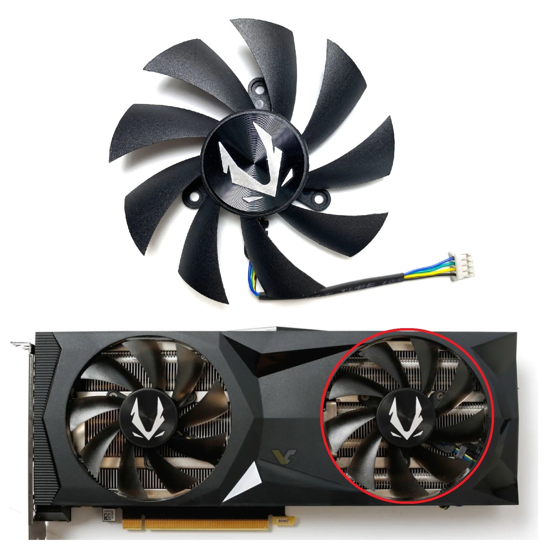 Zotac Gaming GeForce RTX 2060 2070 Super AMP, 2080 Super Twin Fan Replacement
