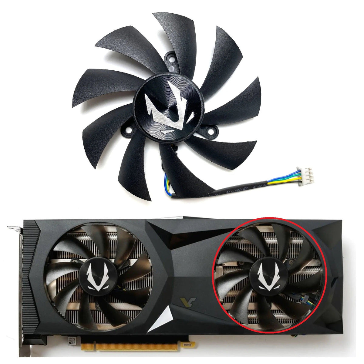 Zotac Gaming GeForce RTX 2060 2070 Super AMP, 2080 Super Twin Fan Replacement