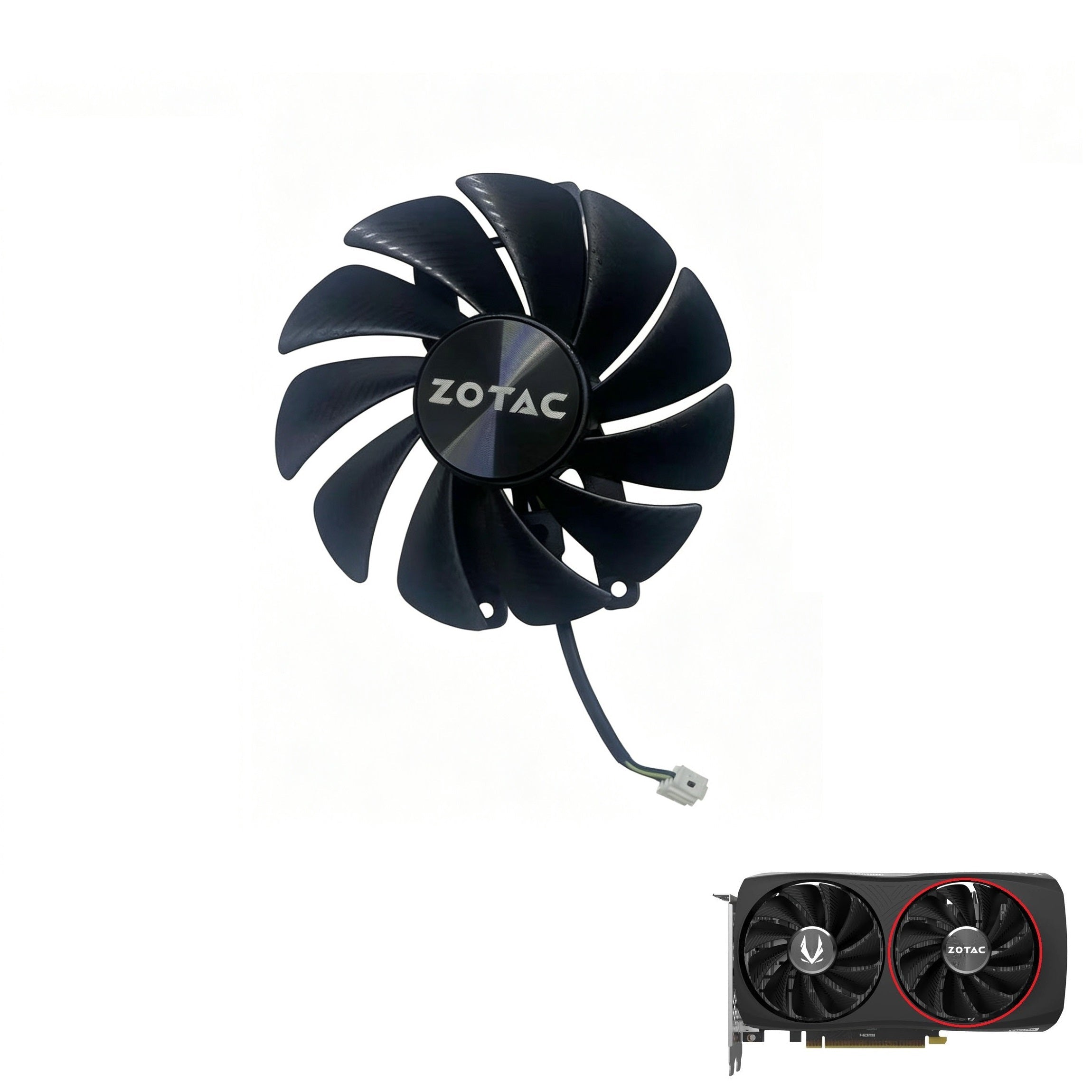 ZOTAC GeForce RTX 4070 Ti 12GB ファン換装 ZOTAC GAMING GeForce RTX 4060Ti, 4070, 4070 Super Twin Edge Fan