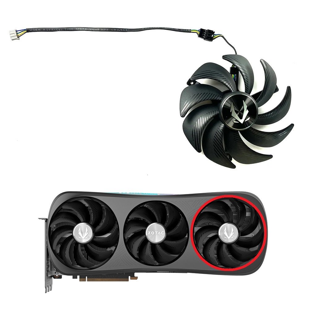 ZOTAC Gaming GeForce RTX 4080, 4090 Trinity OC Fan Replacement