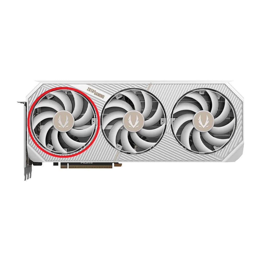 ZOTAC GAMING GeForce RTX 5080, 5090 SOLID OC White GPU Fan Replacement