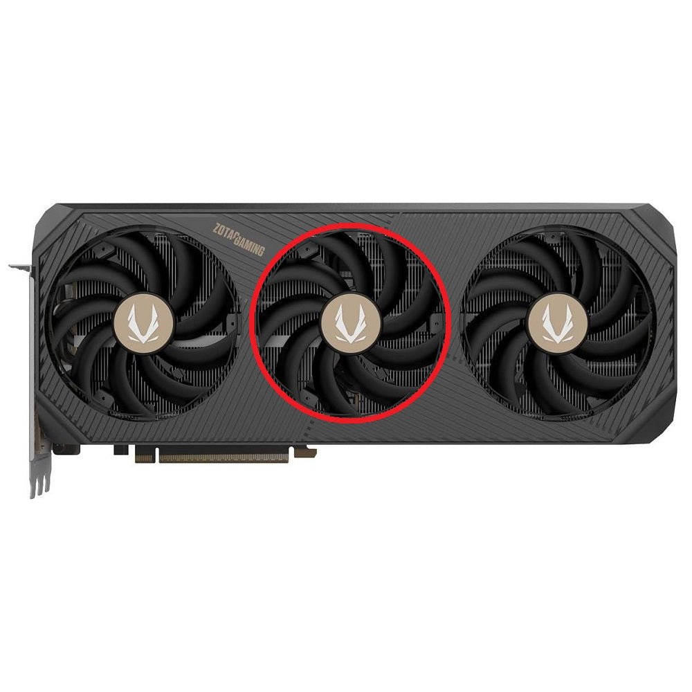 ZOTAC GAMING GeForce RTX 5080, 5090 SOLID GPU Fan Replacement