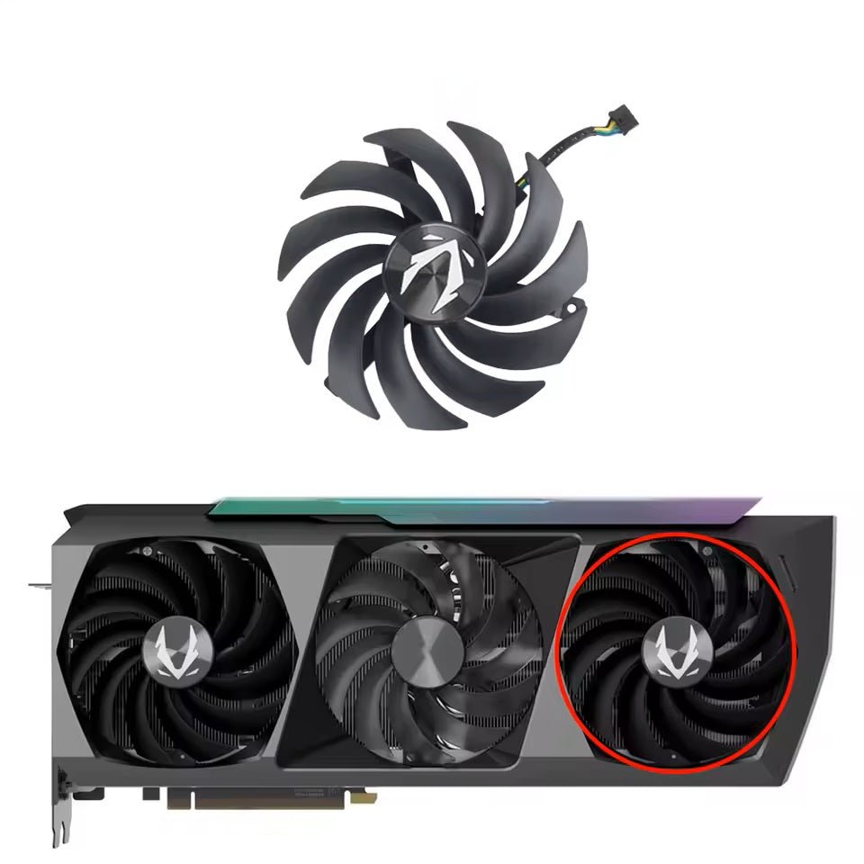 ZOTAC GAMING RTX 3070Ti, 3080Ti, 3090, 3090Ti AMP Extreme Holo Fan Replacement
