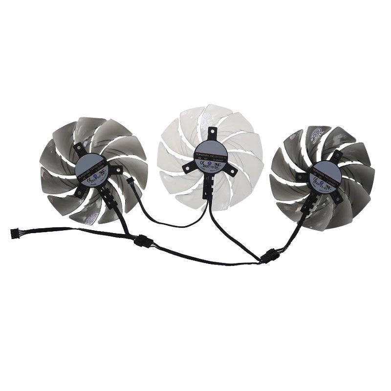 RX6700XT RX6800XT Video Card Fan with Case For Asrock AMD Radeon RX 6700  6800 XT Phantom Gaming Graphics Card Replacement Fan