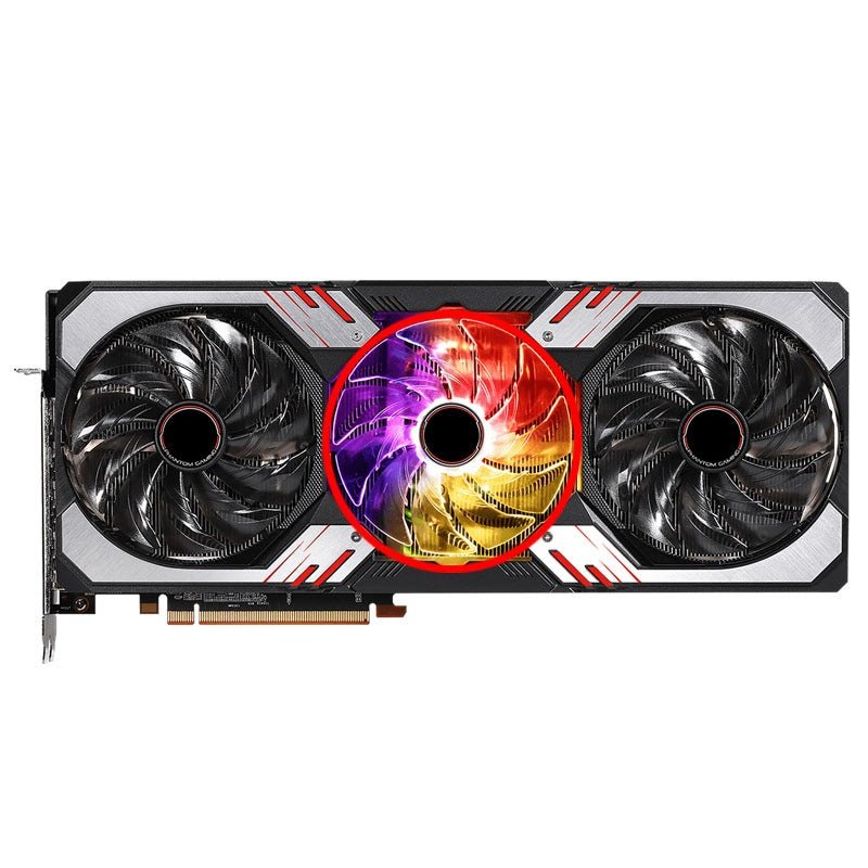 ASRock AMD Radeon RX 6800, 6800 XT, 6900 XT Phantom Gaming D 16G OC GPU Fan