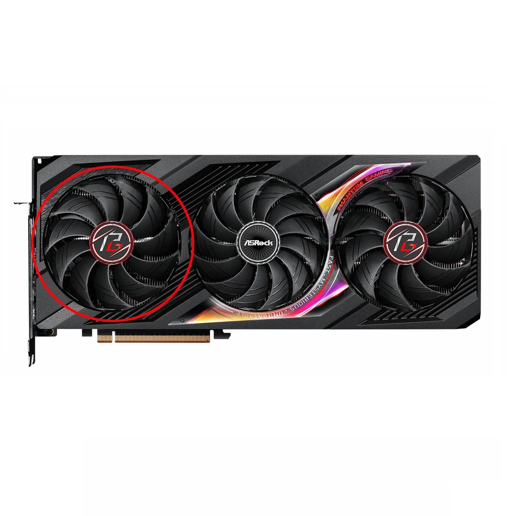 ASRock AMD Radeon RX 7800 XT Phantom Gaming GPU Fan Replacement