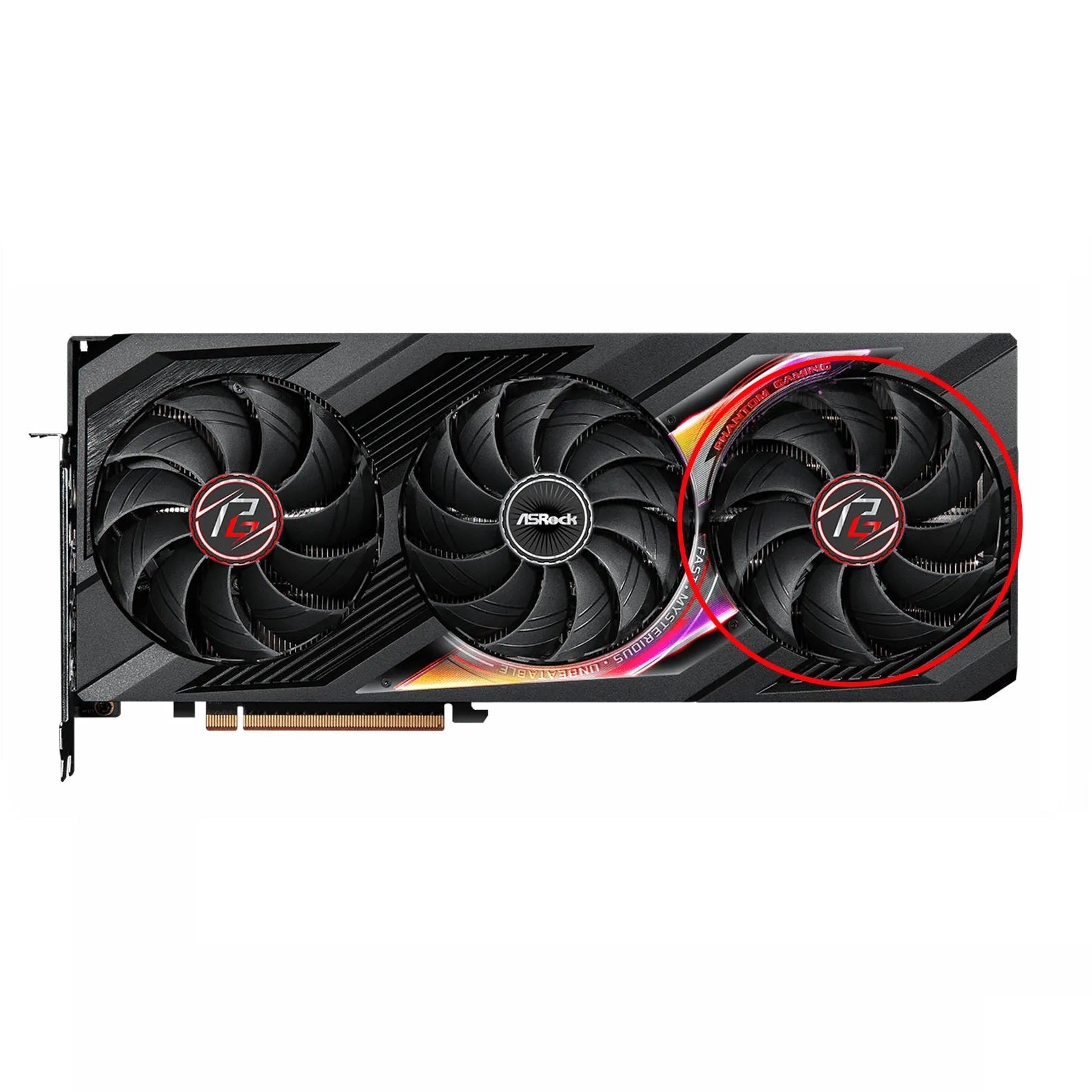 ASRock AMD Radeon RX 7800 XT Phantom Gaming GPU Fan Replacement