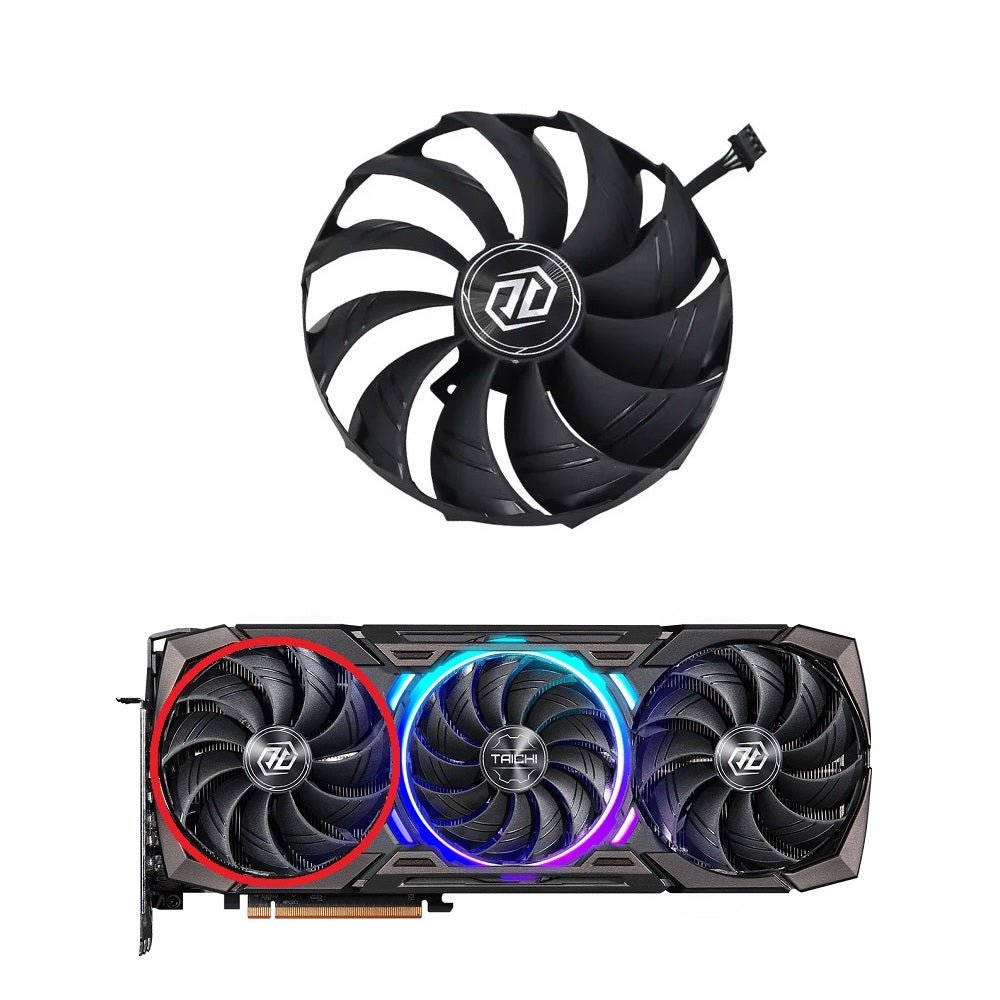 ASROCK AMD Radeon RX 7900 XT, 7900 XTX TaiChi GPU Fan Replacement