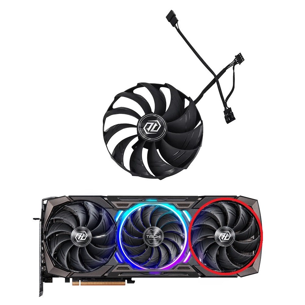 ASROCK AMD Radeon RX 7900 XT, 7900 XTX TaiChi GPU Fan Replacement
