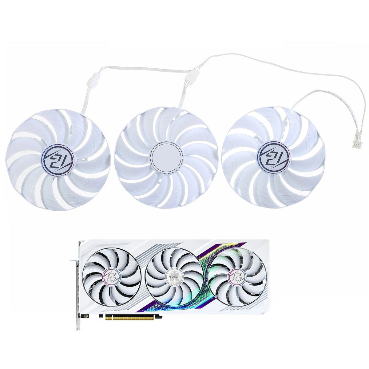 ASRock Radeon RX 7900 XT Phantom Gaming White GPU Fan Replacement