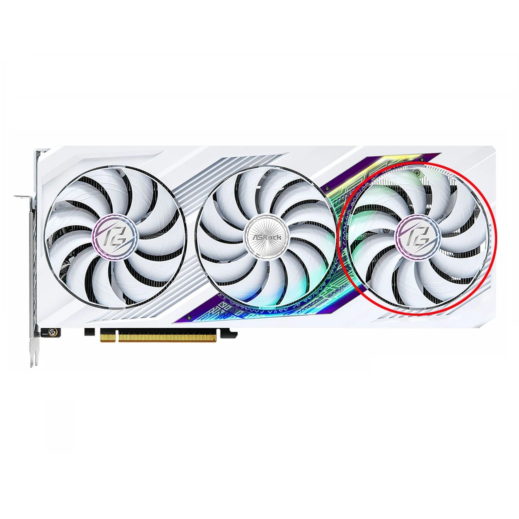 ASRock Radeon RX 7900 XT Phantom Gaming White GPU Fan Replacement