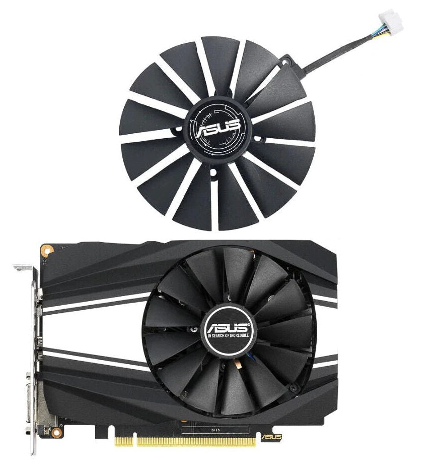 ASUS Phoenix Geforce GTX 1650, 1660Ti, 2060 RTX Fan Replacement Model: FDC10U12D9-C