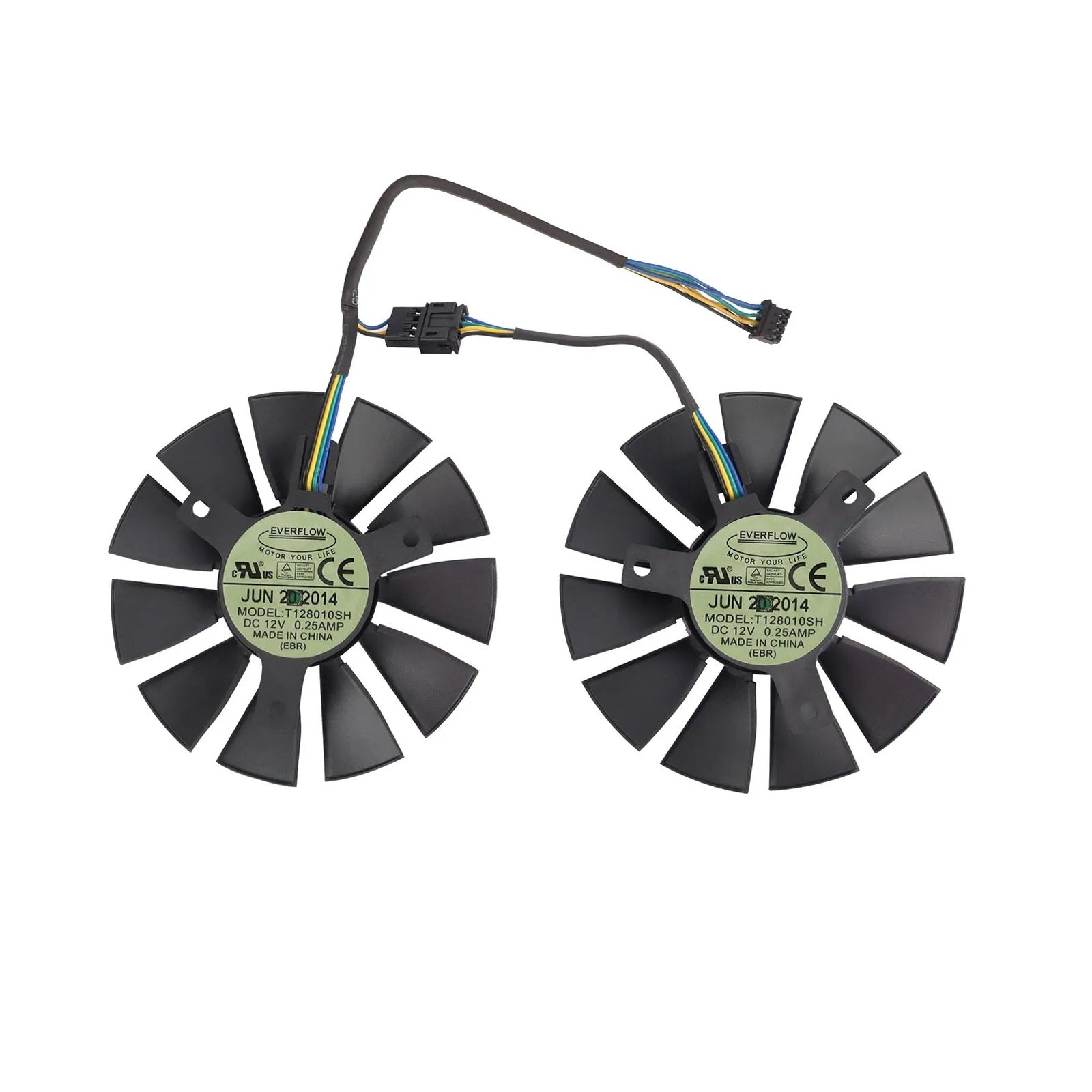 ASUS R7 370, R9 380X, GTX 750Ti, 960, 1060 GPU Fan Replacement