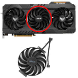 ASUS Radeon RX 6700 XT, 6800 XT, 6900 XT, 6950 XT TUF OC GAMING GPU Fan Replacement