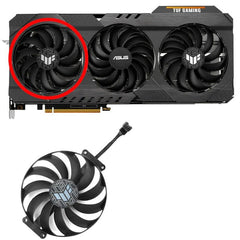 ASUS Radeon RX 6700 XT, 6800 XT, 6900 XT, 6950 XT TUF OC GAMING GPU Fan Replacement