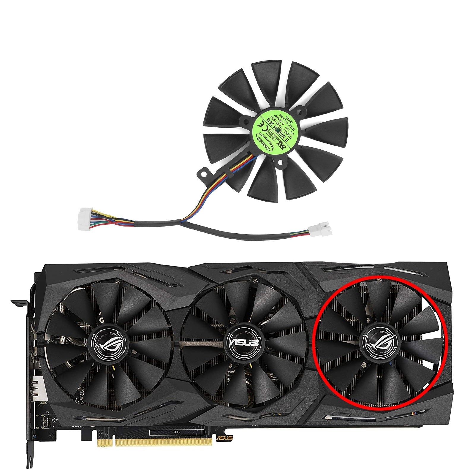 ASUS ROG STRIX GeForce RTX 2060/2070 Fan Replacement