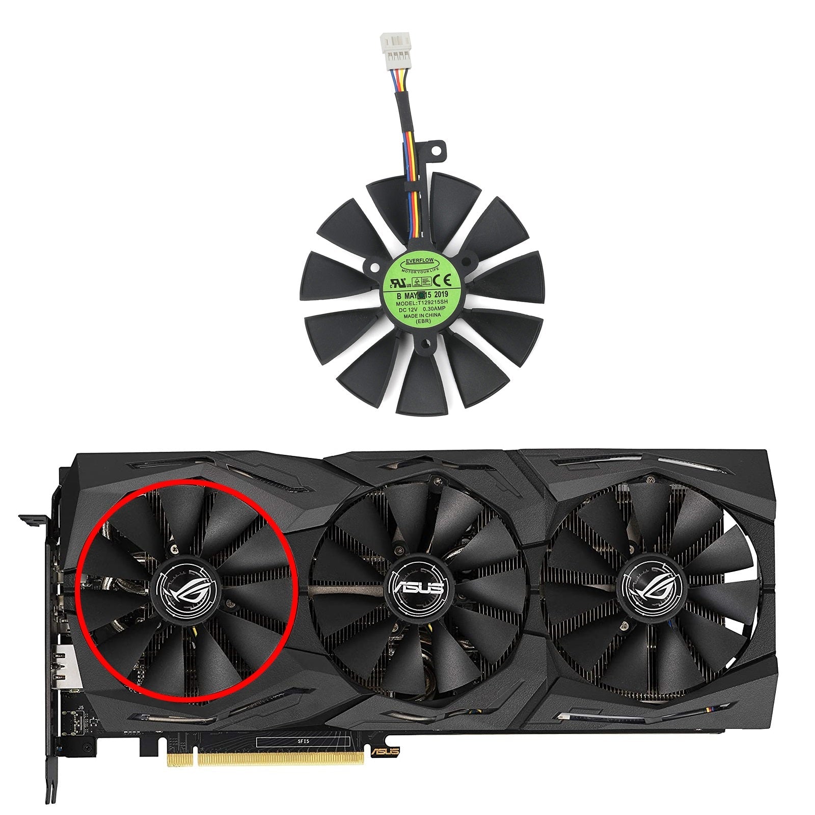 ASUS ROG STRIX GeForce RTX 2060/2070 Fan Replacement