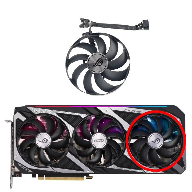 ASUS ROG STRIX GeForce RTX 3050, 3060 GPU Fan Replacement
