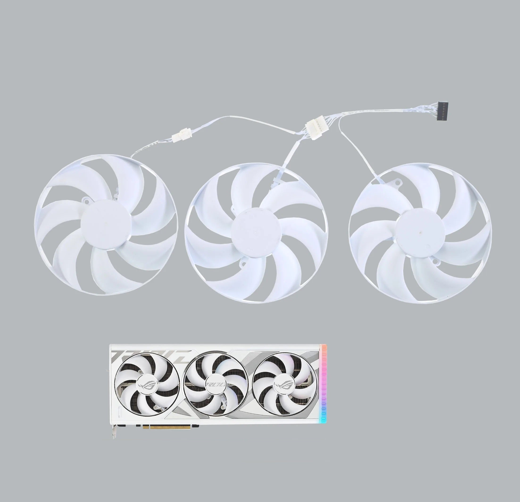 ASUS ROG STRIX GeForce RTX 4080 4090 White OC Edition Fan Replacement