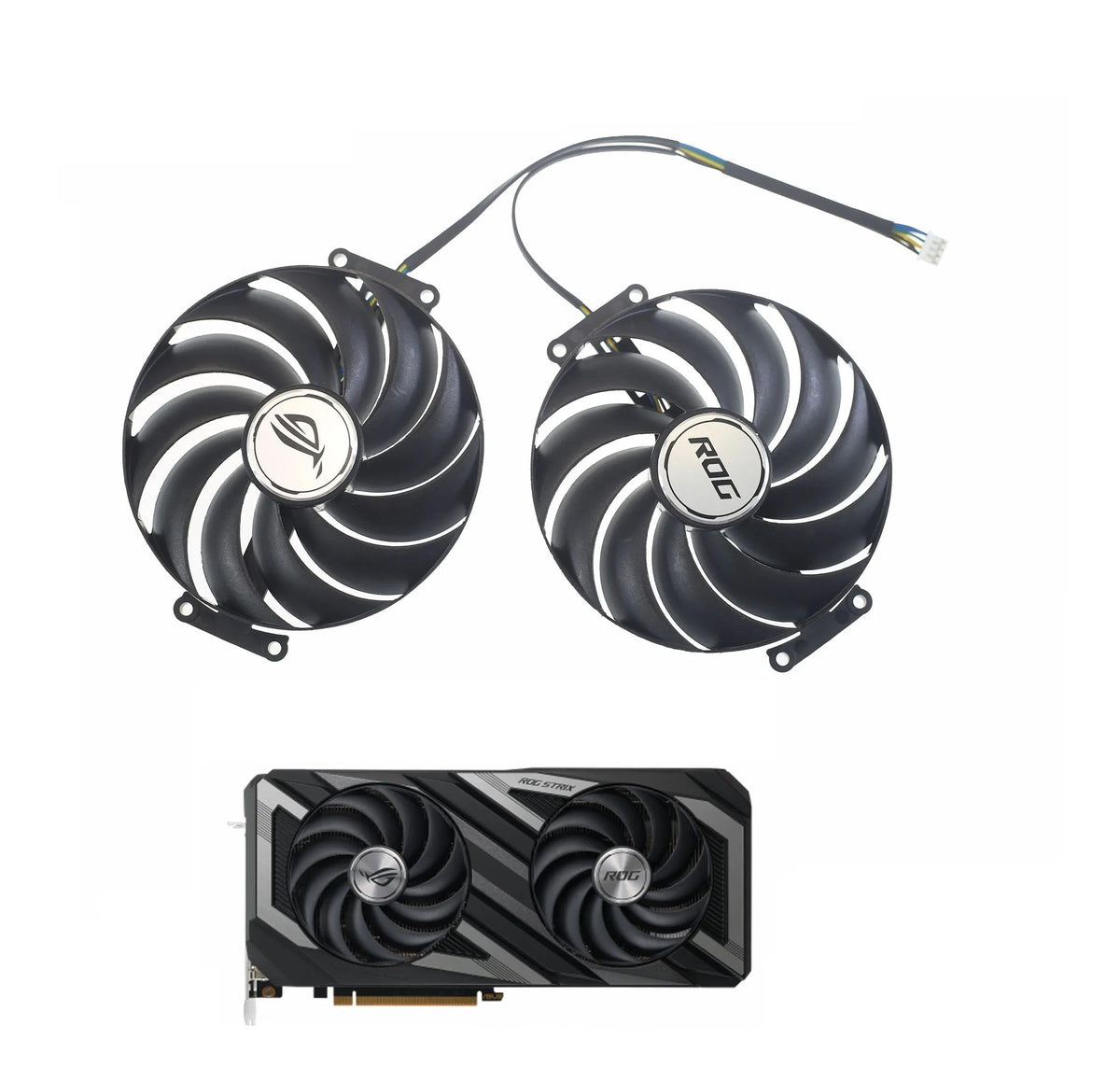 ASUS ROG Strix Radeon RX 7600 OC GPU Fan Replacement
